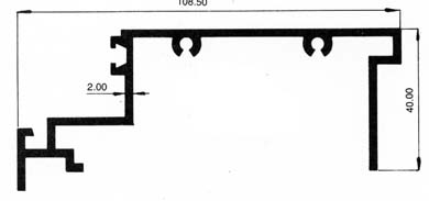 alumunium Curtain Wall-Window Wall Group 2293A